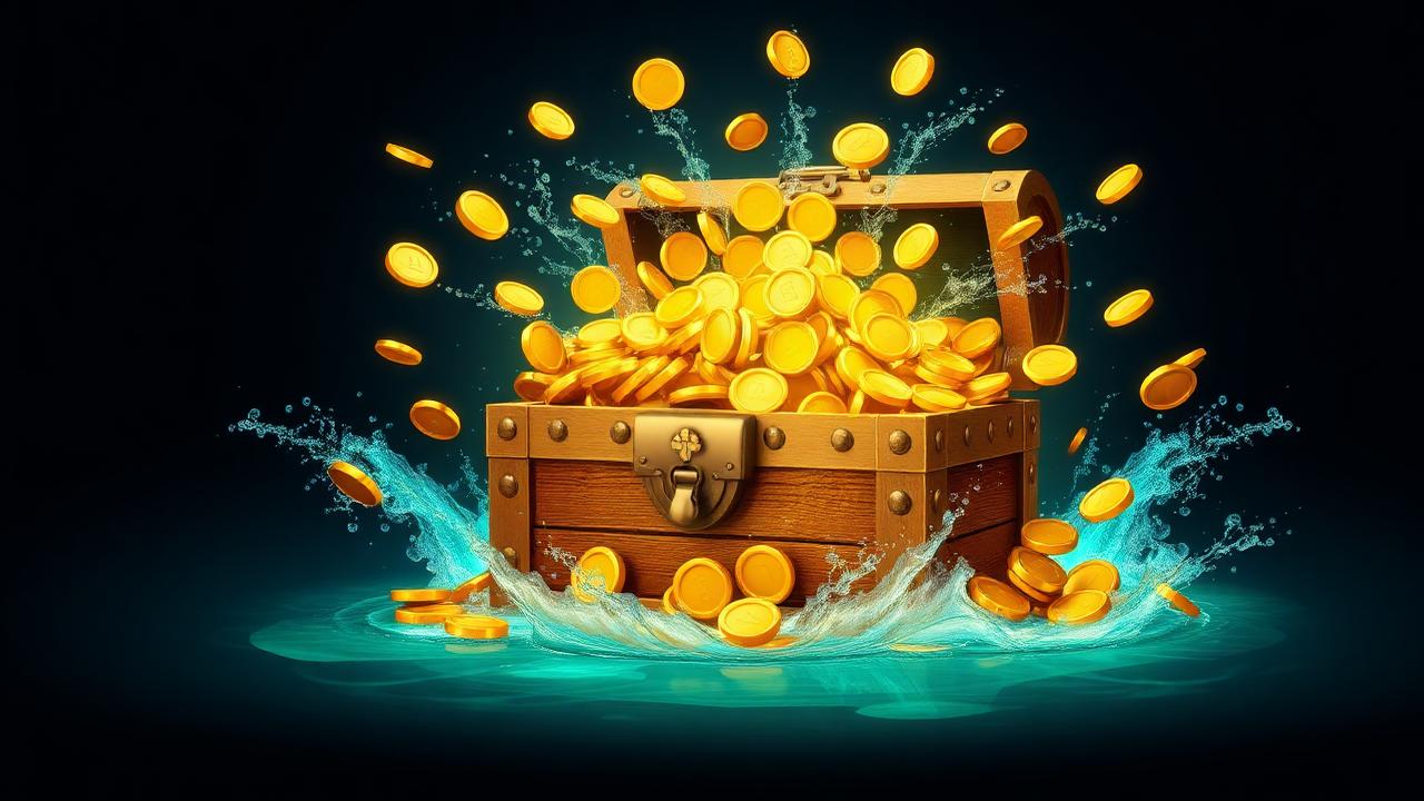 Splash Coins Canada bonus buy coins representing the cost of triggering a bonus round